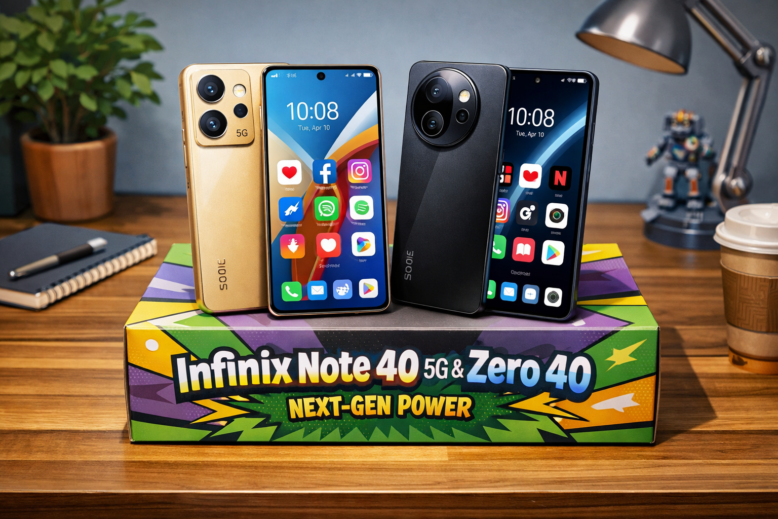 Read more about the article Infinix Note 40 5G & Zero 40 5G: Affordable 5G Phones with Flagship Features