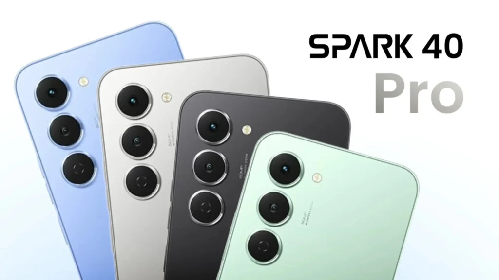 Read more about the article Tecno Spark 40 Pro 5G with a vivid 1.5K 144Hz AMOLED, 5200mAh battery, 45W Charging, 50MP Camera and HiOS on Android 15