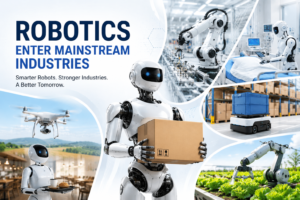 Read more about the article Robotics Enter Mainstream Industries | Tech Shaping 2026 – Shaping The Future