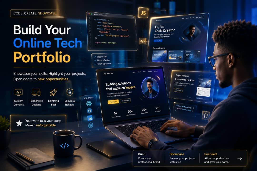 Read more about the article Beginner’s Guide to Building an Online Tech Portfolio: How to Showcase Your Skills