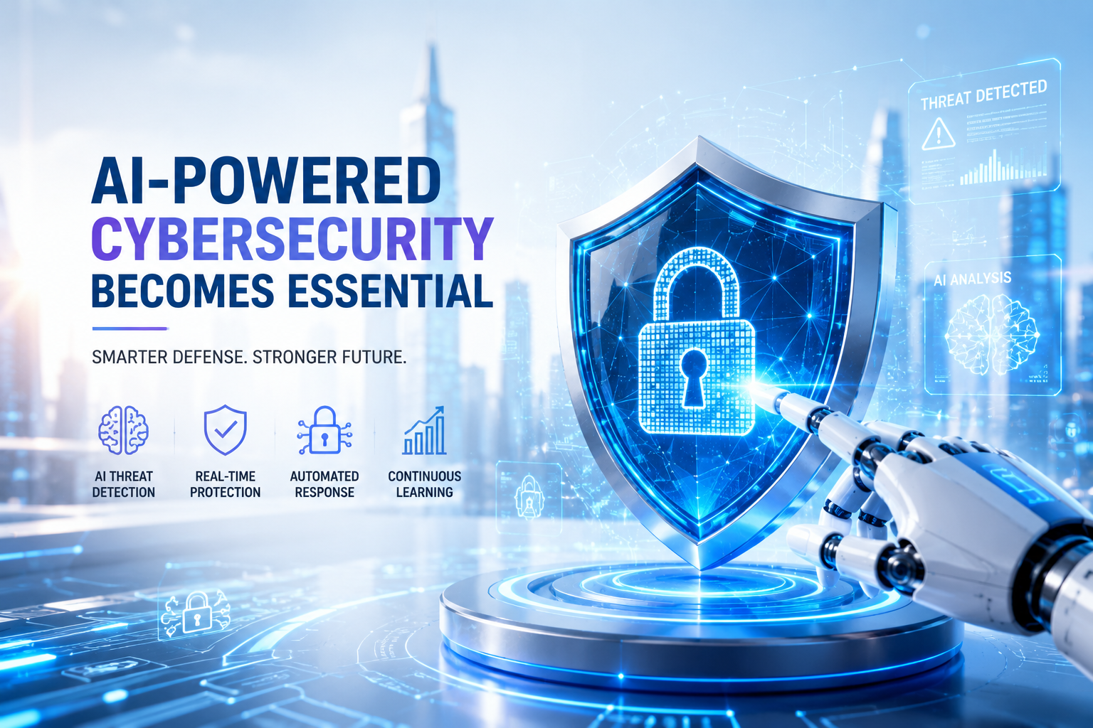 Read more about the article AI-Powered Cybersecurity Becomes Essential | The Artificial Intelligent Driven Cloud-Security