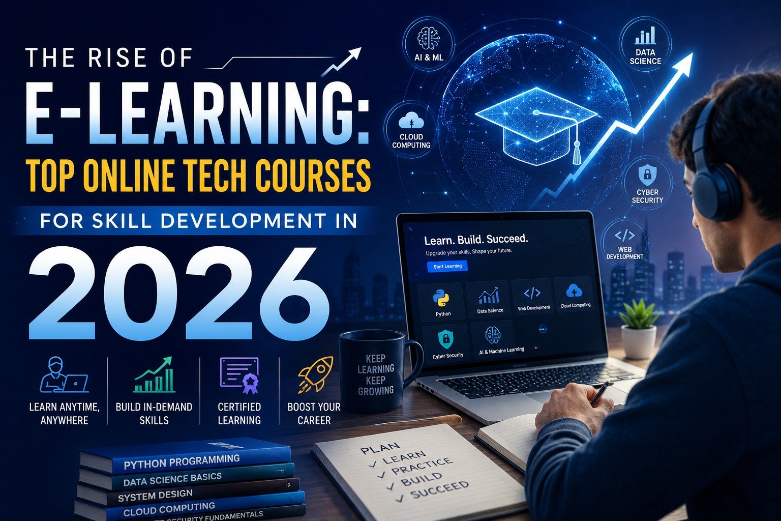 You are currently viewing The Rise of E-learning: Top Online Tech Courses for Skill Development in 2026